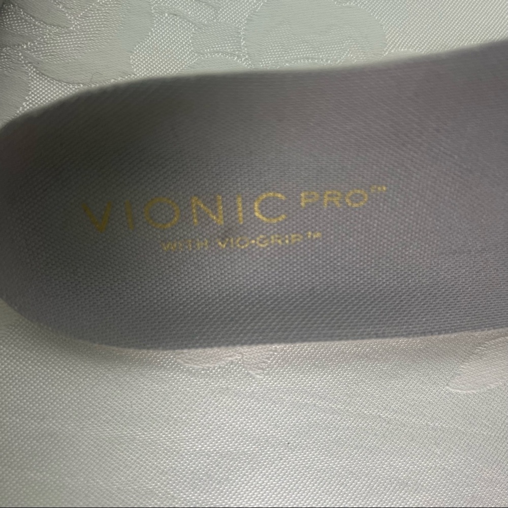 Vionic Avery Iridescent Silver Metallic Slip On S… - image 3